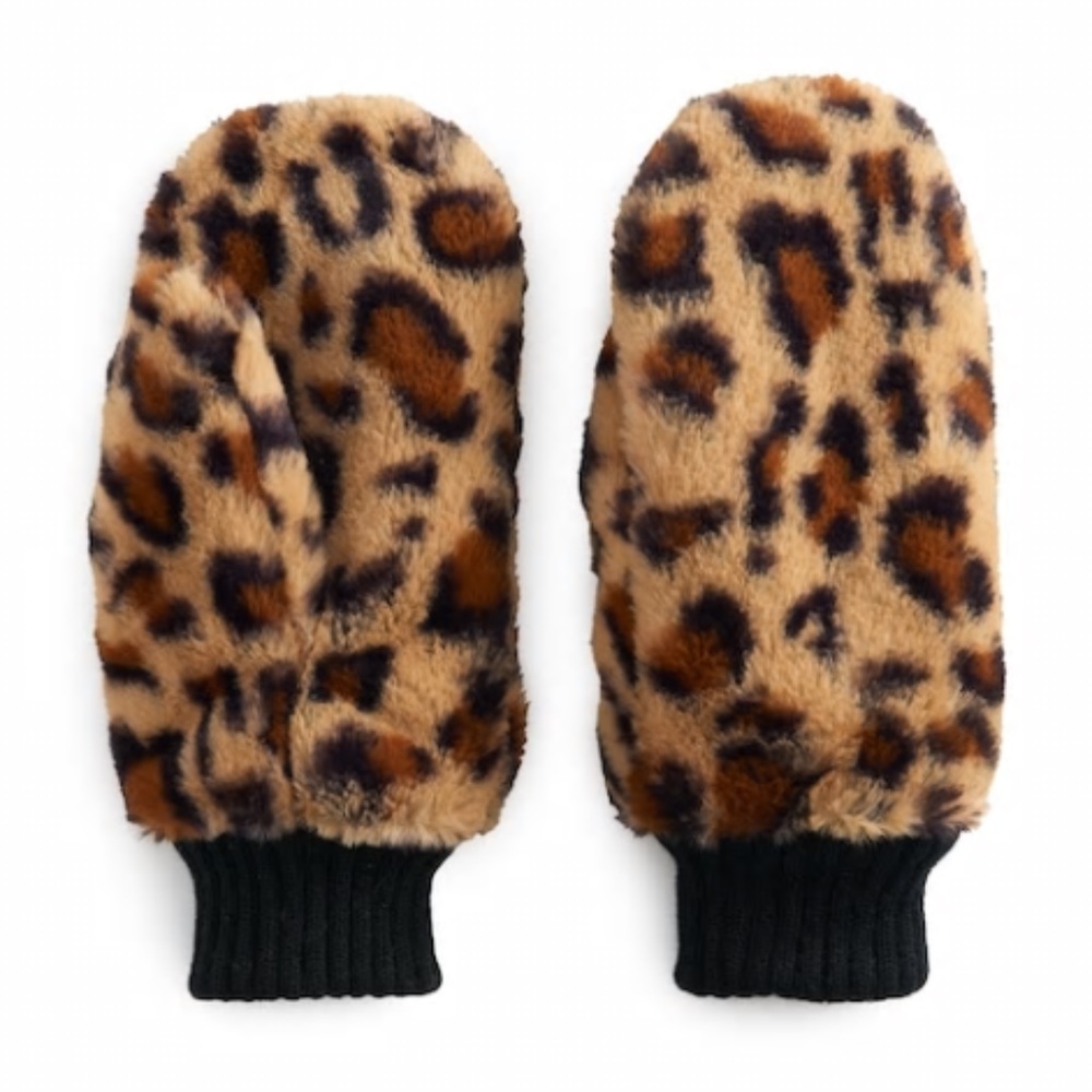 Leopard Mittens - NEW!